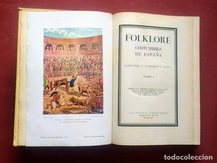 Libros de segunda mano: FOLKLORE Y COSTUMBRES DE ESPA&Ntilde;A - ED. ALBERTO MARTIN 1931 - Foto 3