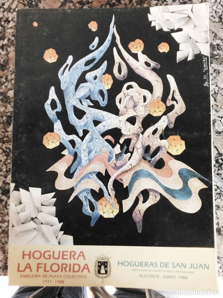Libros de segunda mano: ALICANTE LLIBRET HOGUERAS DE SAN JUAN - FOGUERA LA FLORIDA A&Ntilde;O 1988