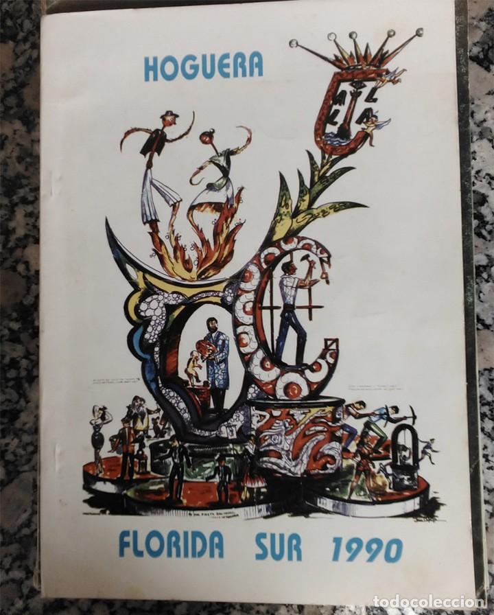 Libros de segunda mano: ALICANTE LLIBRET HOGUERAS DE SAN JUAN - FOGUERA LA FLORIDA SUR A&Ntilde;O 1990