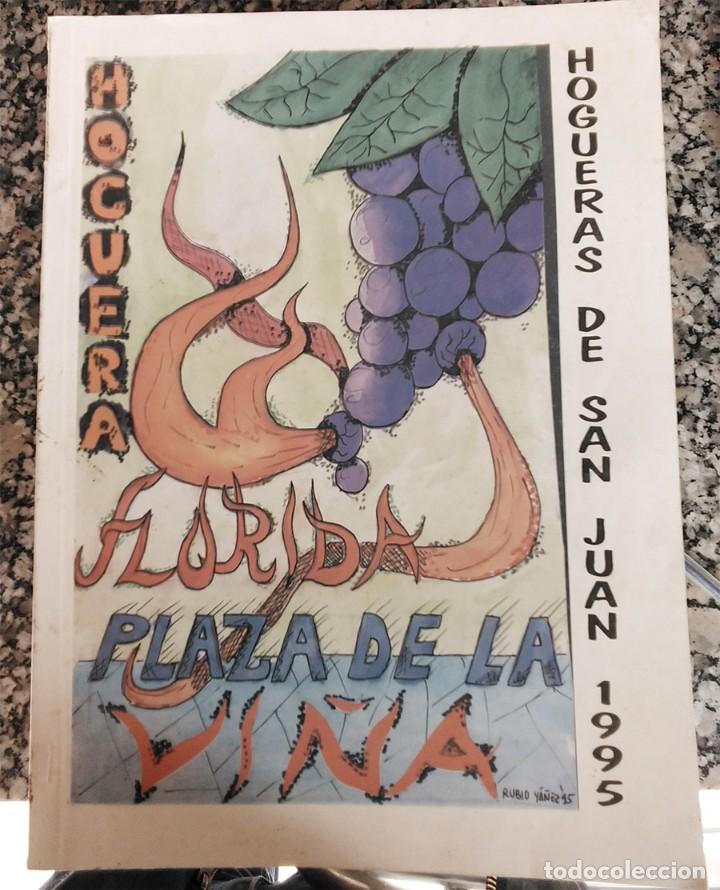 Libros de segunda mano: ALICANTE LLIBRET HOGUERAS DE SAN JUAN - FOGUERA FLORIDA PLAZA LA VINA A&Ntilde;O 1995