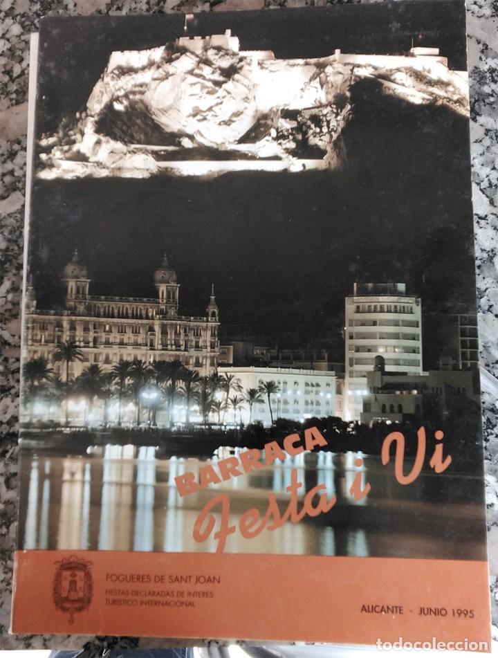 Libros de segunda mano: ALICANTE LLIBRET HOGUERAS DE SAN JUAN - FOGUERA FESTA I VI A&Ntilde;O 1995