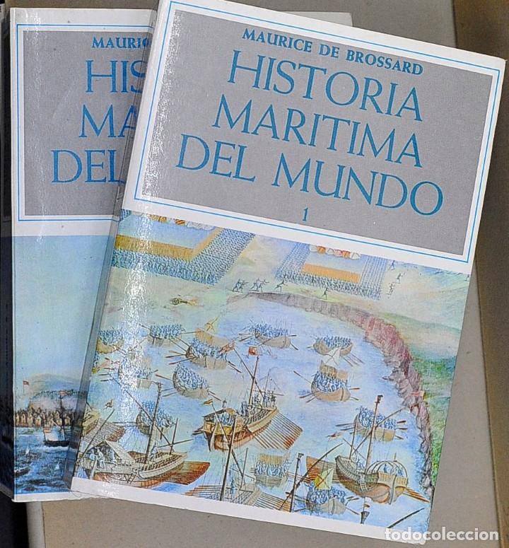 Gebrauchte B&uuml;cher: HISTORIA MAR&Iacute;TIMA DEL MUNDO. II VOL&Uacute;MENES. MAURICE DE BROSSARD