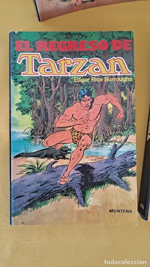 Libros de segunda mano: EDGAR RICE BURROUGHS - TARZAN (4 LIBROS) - EDICIONES MONTENA 1981 - Foto 2