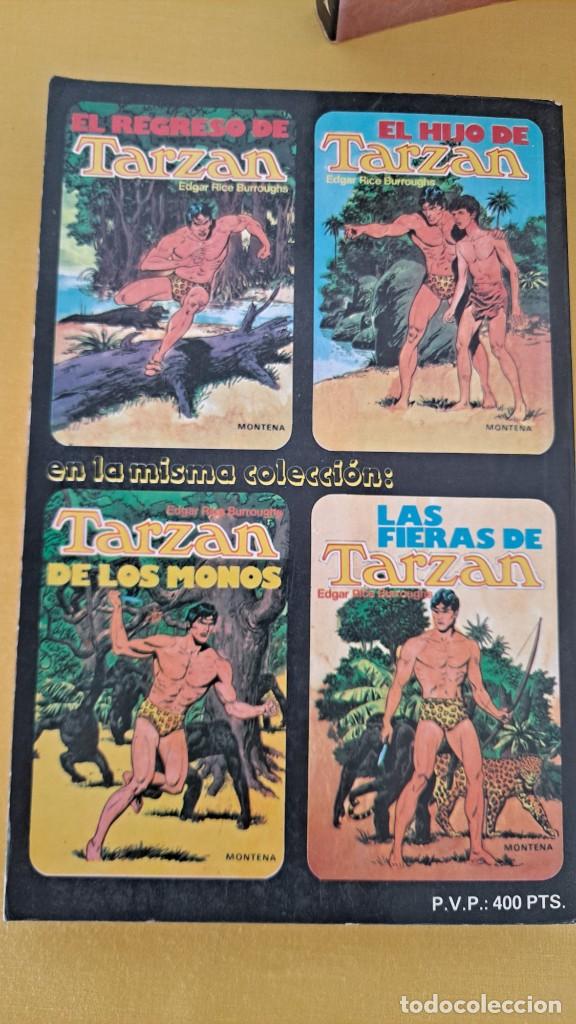 Libros de segunda mano: EDGAR RICE BURROUGHS - TARZAN (4 LIBROS) - EDICIONES MONTENA 1981 - Foto 4