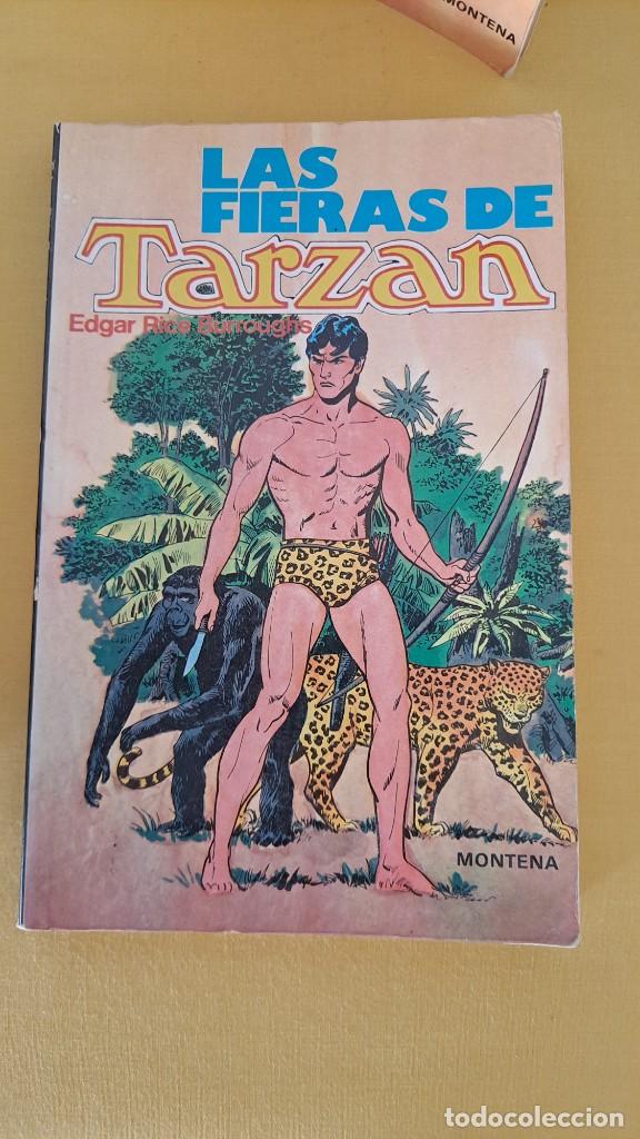 Libros de segunda mano: EDGAR RICE BURROUGHS - TARZAN (4 LIBROS) - EDICIONES MONTENA 1981 - Foto 6