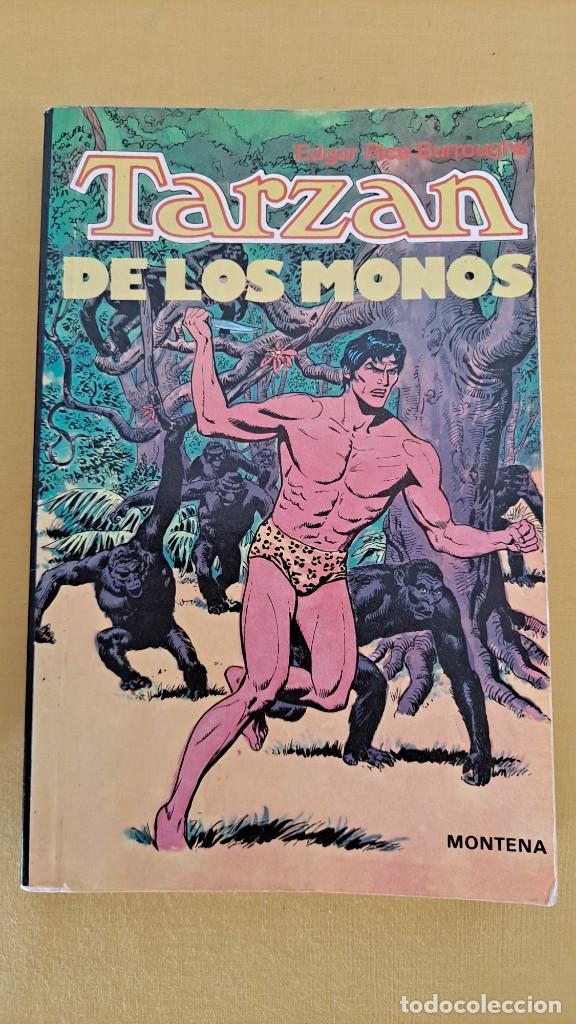 Libros de segunda mano: EDGAR RICE BURROUGHS - TARZAN (4 LIBROS) - EDICIONES MONTENA 1981 - Foto 8