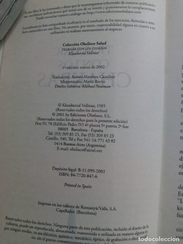 Libros de segunda mano: TRABAJAR CON LOS CHAKRAS / KLAUSBERND VOLLMAR - Foto 6