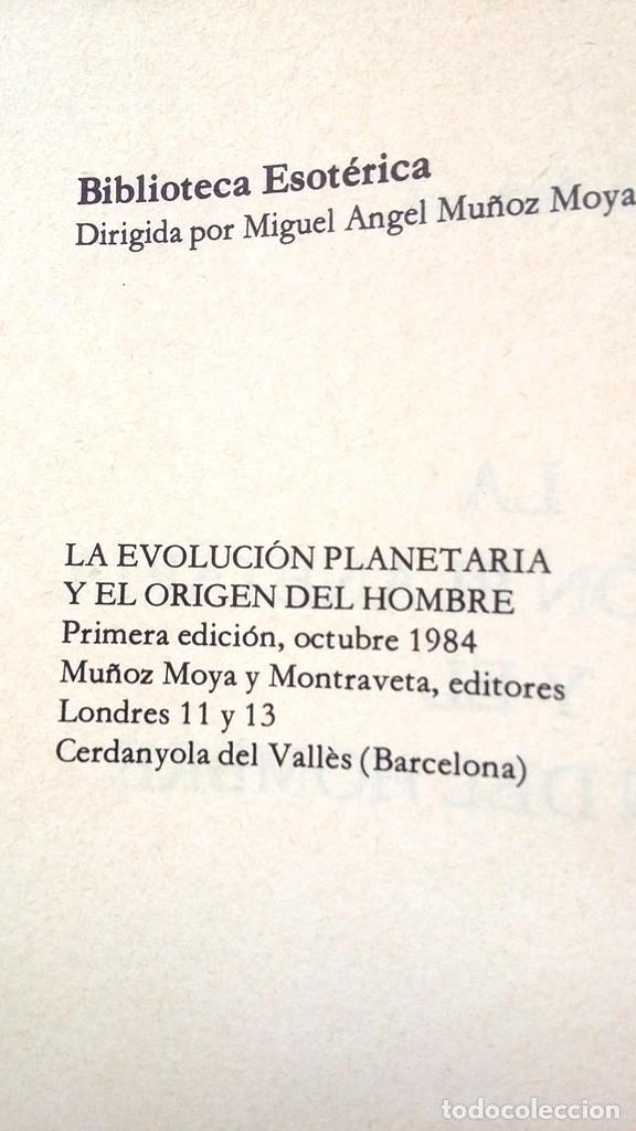 Libros de segunda mano: Evolucion Planetaria, Origen del Hombre - Foto 3
