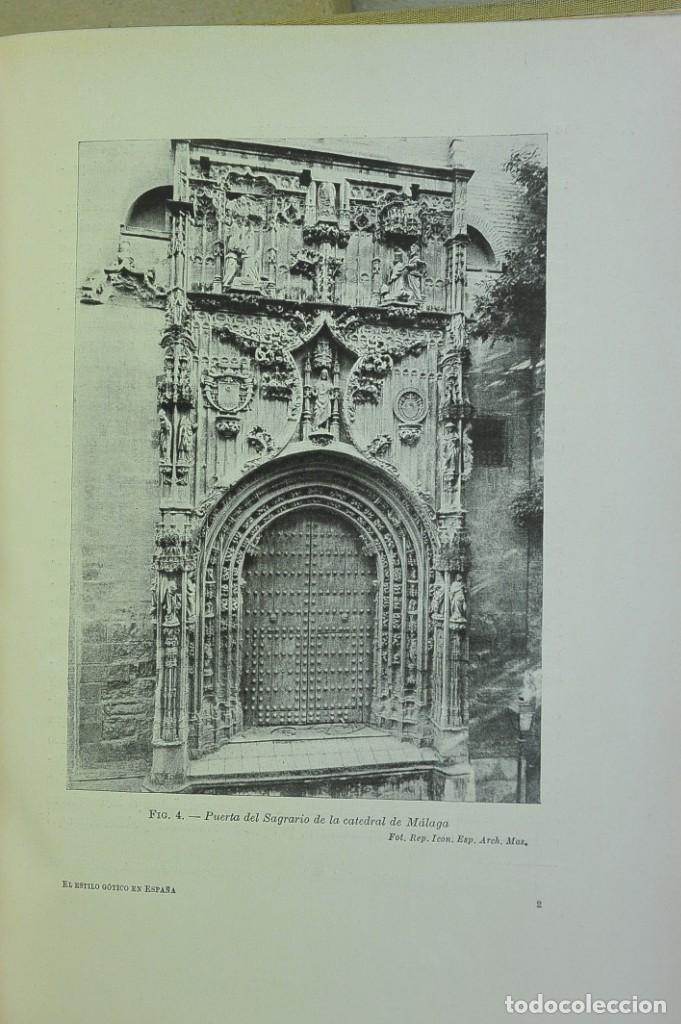 Libros de segunda mano: El estilo g&oacute;tico en Espa&ntilde;a. Augusto L. Mayer - Foto 4