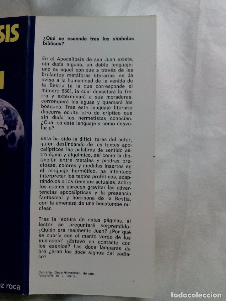 Libros de segunda mano: EL APOCALIPSIS PROF&Eacute;TICO DE SAN JUAN / JOAN LLARCH - Foto 4