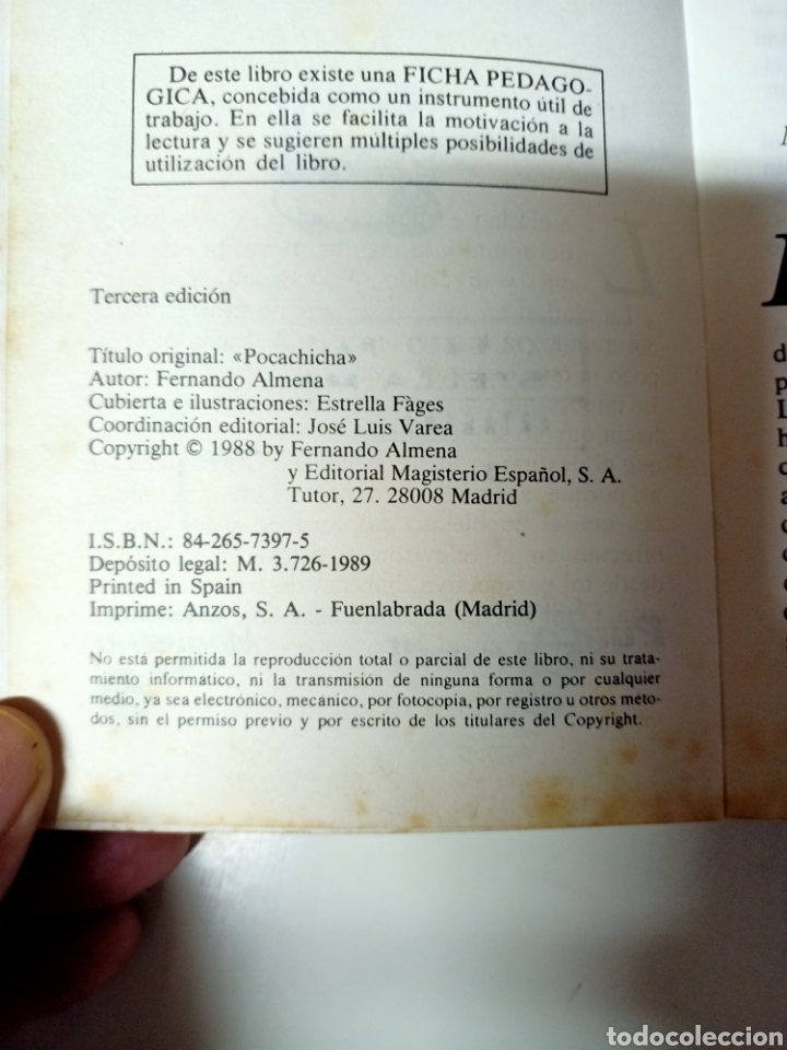 Libros de segunda mano: Pocachicha - Fernando Almena - Foto 3
