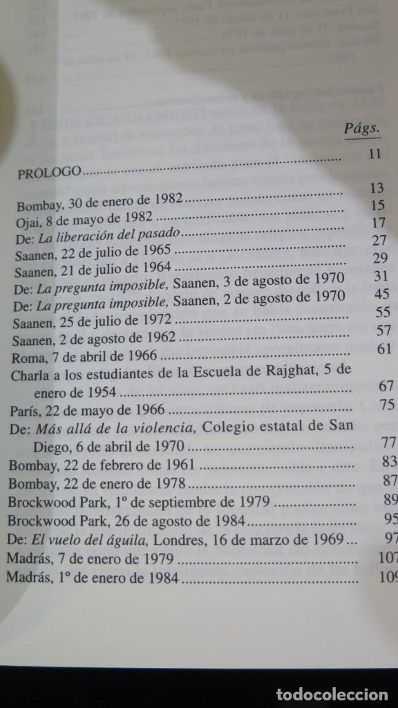 Libros de segunda mano: SOBRE EL MIEDO. KRISHNAMURTI - Foto 2