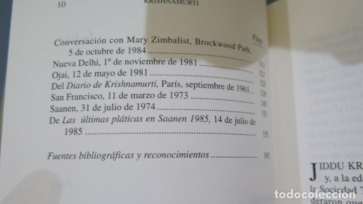Libros de segunda mano: SOBRE EL MIEDO. KRISHNAMURTI - Foto 3