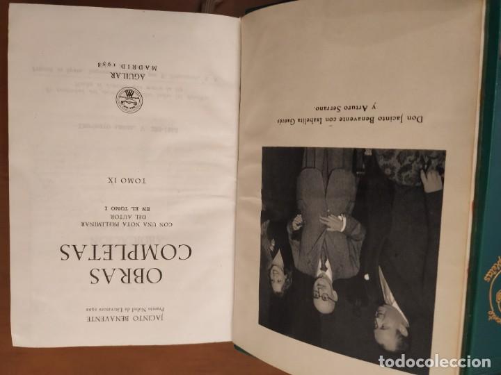 Libros de segunda mano: JACINTO BENAVENTE OBRAS COMPLETAS AGUILAR - Foto 3