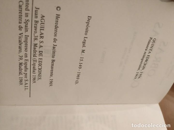 Libros de segunda mano: JACINTO BENAVENTE OBRAS COMPLETAS AGUILAR - Foto 5