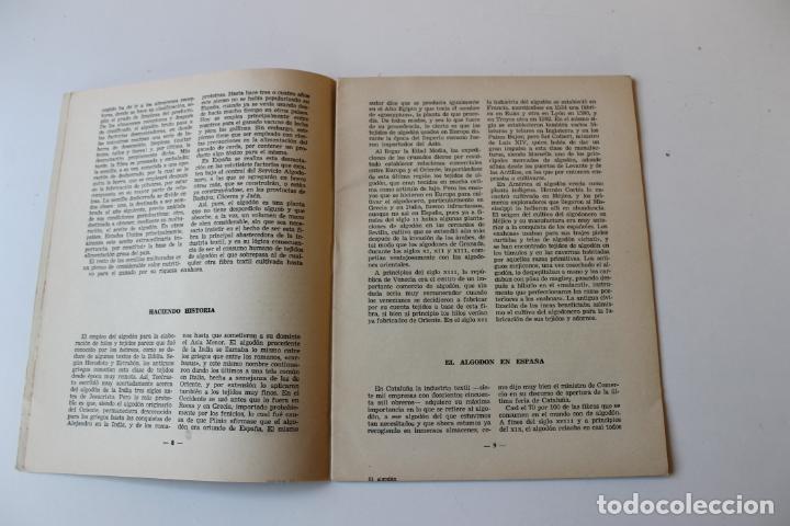 Libros de segunda mano: EL ALGODON. TEMAS ESPA&Ntilde;OLES, MADRID 1956 - Foto 3