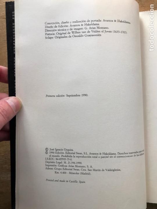 Libros de segunda mano: JOS&Eacute; IGNACIO UZQUIZA. EL ESPEJO QUE HUMEA. CRISTOBAL COL&Oacute;N - Foto 3