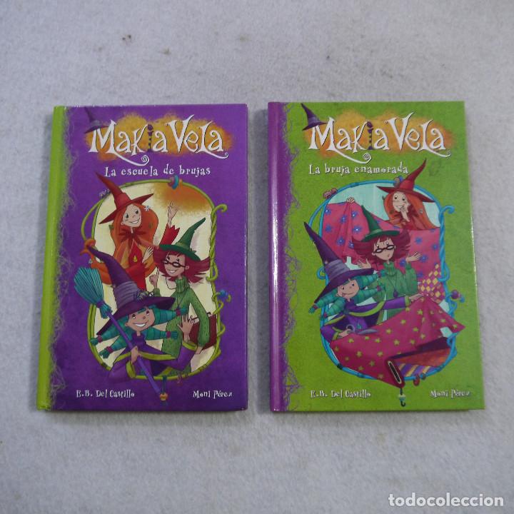 Libros de segunda mano: LOTE 2 LIBROS MAKIA VELA VOL. 1 Y 2 - E. B. DEL CASTILLO Y MONI P&Eacute;REZ - 2012 - 2.&ordf; EDICION
