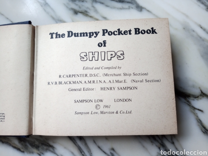 Libros de segunda mano: THE DUMPY POCKET BOOK OF SHIPS - SAMPSON LOW - BARCOS - 1961 - Foto 3
