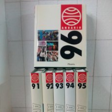 Libros de segunda mano: ANUARIO DE 1991 1992 1993 1994 1995 1996. EDITORIAL PLANETA. 6 TOMOS. Lote 239483890