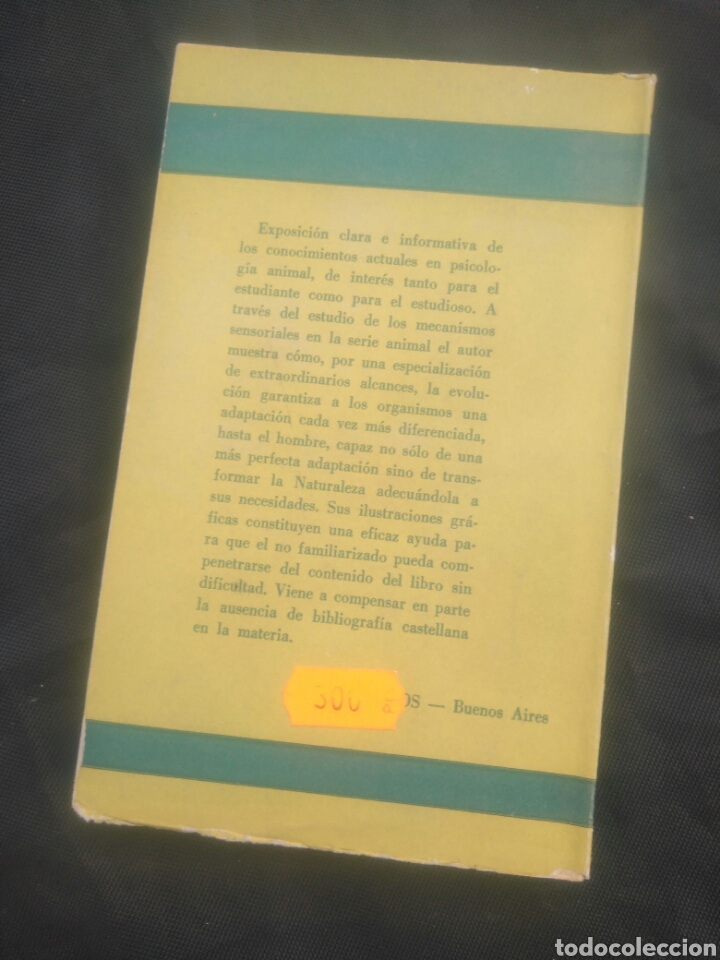 Libros de segunda mano: Ernest Baumgardt. Las sensaciones en el animal. - Foto 2