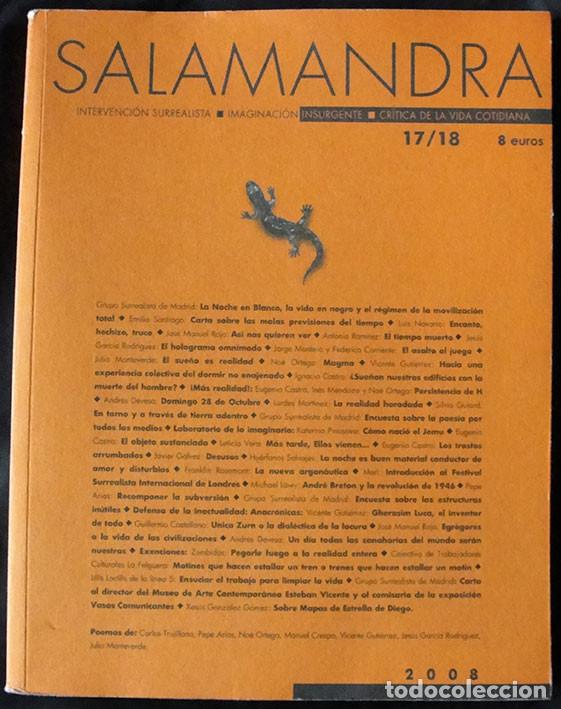 Libros de segunda mano: SALAMANDRA - 17/18 - INTERVENCION SURREALISTA - A&Ntilde;O 2008 -
