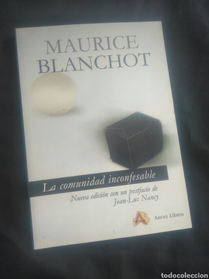 Libros de segunda mano: Maurice Blanchot. La comunidad inconfesable. - Foto 1