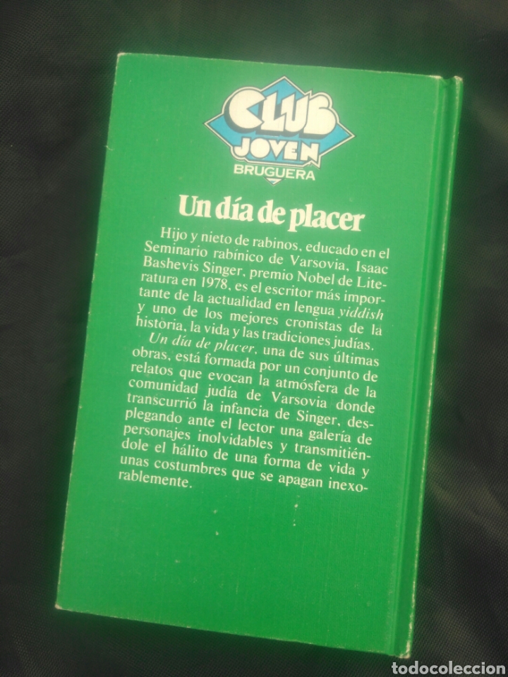 Libros de segunda mano: Isaac Basheuis Singer. Un d&iacute;a de placer. - Foto 2