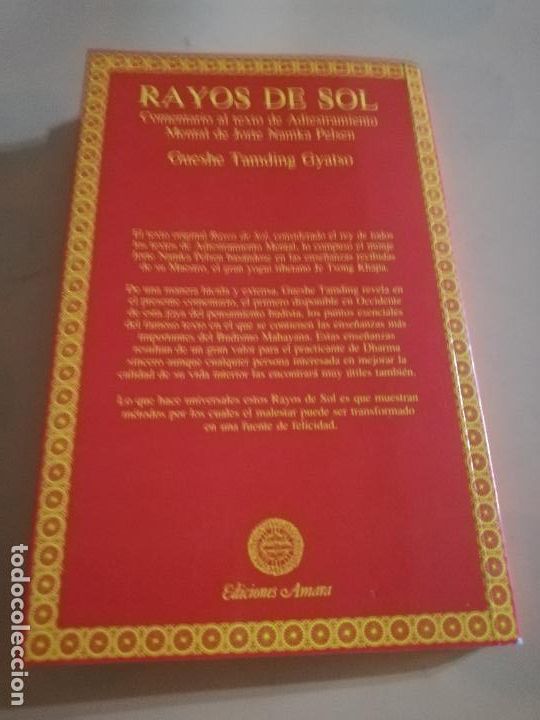 Libros de segunda mano: RAYOS DE SOL. GUESHE TAMDING GYATSO. EDICIONES AMARA. 1993. PAG. 174. - Foto 9