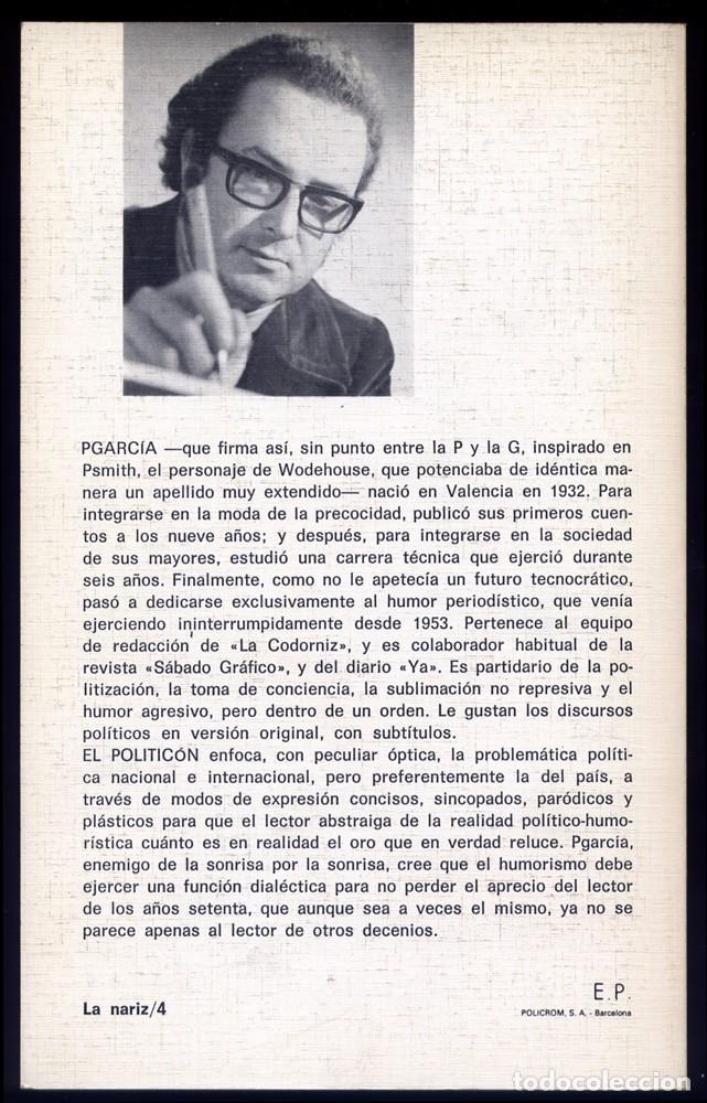 Libros de segunda mano: PGARCIA. El Politic&oacute;n. 1972. - Foto 2