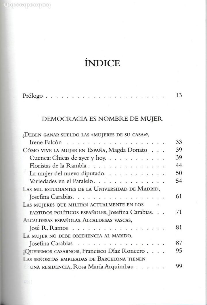 Libros de segunda mano: Mujeres en primera plana / Sergi Doria - Foto 2