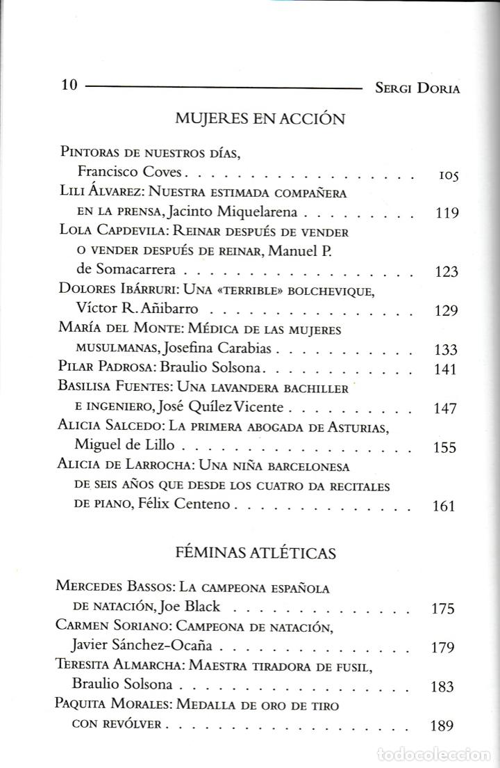 Libros de segunda mano: Mujeres en primera plana / Sergi Doria - Foto 3