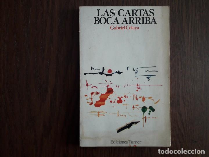 Libros de segunda mano: libro usado, Las cartas boca arriba, Gabriel Celaya. ediciones turner. - Foto 1