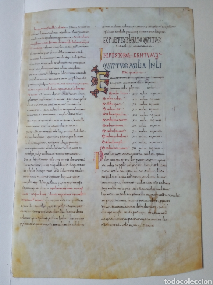Libros de segunda mano: Facs&iacute;mil Beato de Liebana Codex Urgellensis. - Foto 2