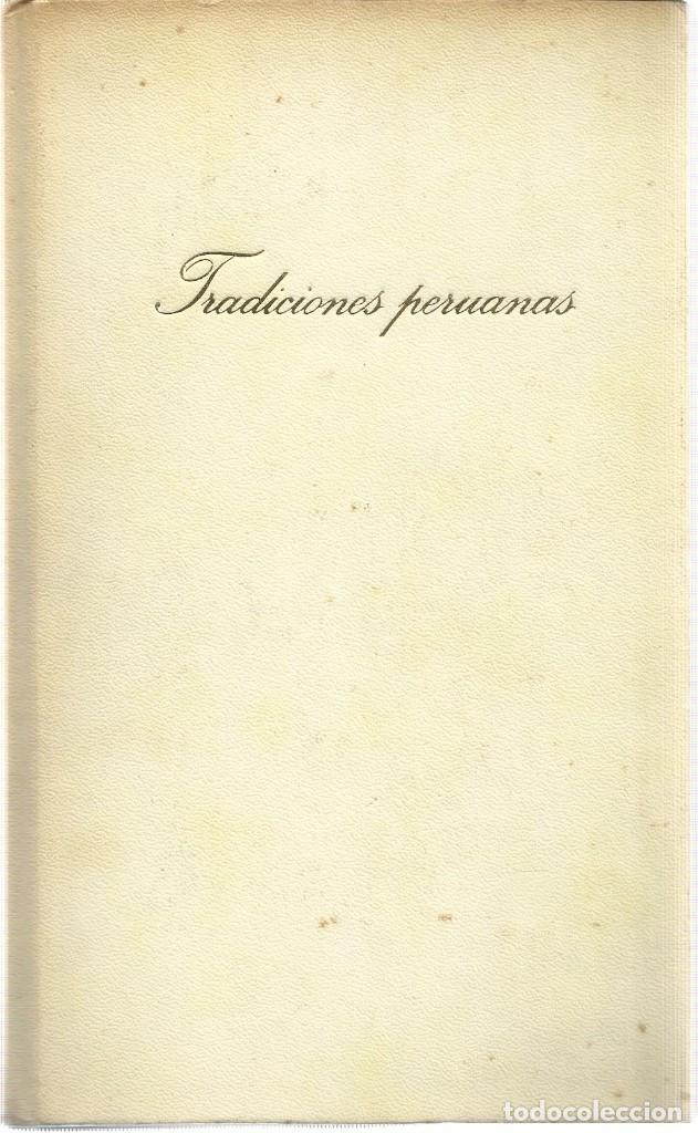 Libros de segunda mano: Tradiciones Peruanas. (Ricardo Palma). C&iacute;rculo de Lectores 1975 - Foto 1