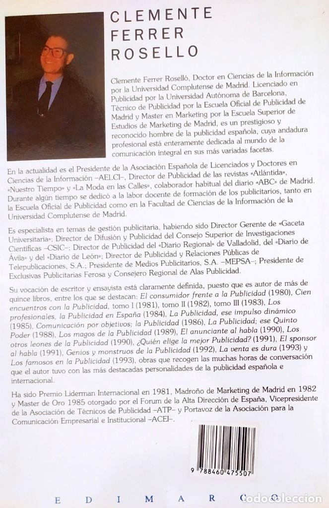 Libros de segunda mano: Los Famosos En La Publicidad Clemente Ferrer - Foto 2