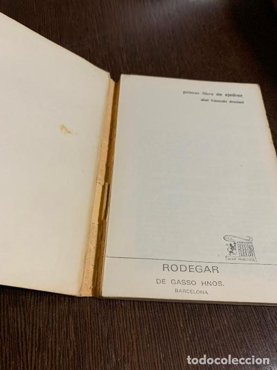 Libros de segunda mano: PRIMER LIBRO DE AJEDREZ, Anel Franzudo 1a edicion - Foto 4