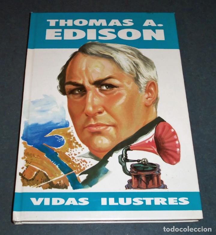 Libros de segunda mano: Libro &rdquo;Vidas Ilustres - THOMAS A. EDISON&rdquo; (Susaeta Ediciones) - Foto 1