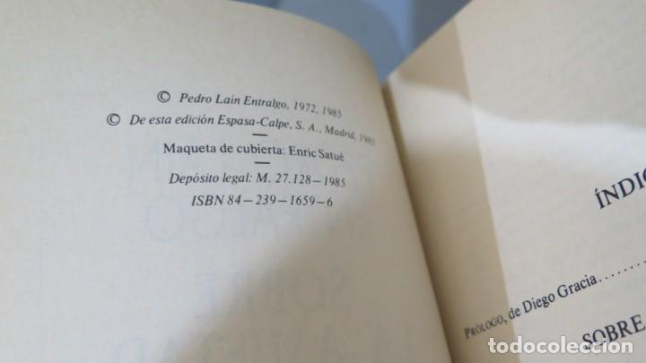 Libros de segunda mano: 1985.- SOBRE LA AMISTAS. LAIN ENTRALGO. AUSTRAL - Foto 3