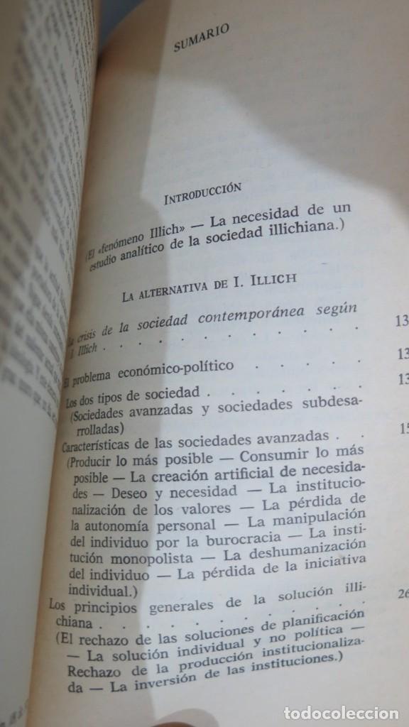 Libros de segunda mano: IVAN ILLICH O LA ESCUELA SIN SOCIEDAD - Foto 2