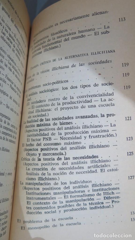 Libros de segunda mano: IVAN ILLICH O LA ESCUELA SIN SOCIEDAD - Foto 6