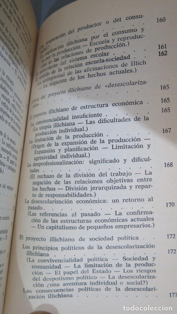 Libros de segunda mano: IVAN ILLICH O LA ESCUELA SIN SOCIEDAD - Foto 8