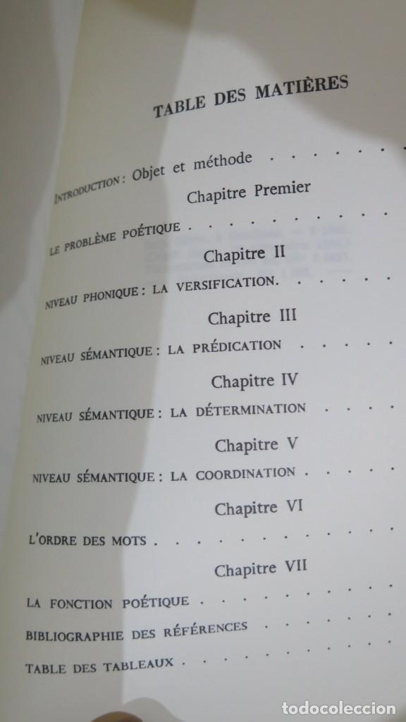 Libros de segunda mano: STRUCTURE DU LANGAGE POETIQUE. COHEN - Foto 2