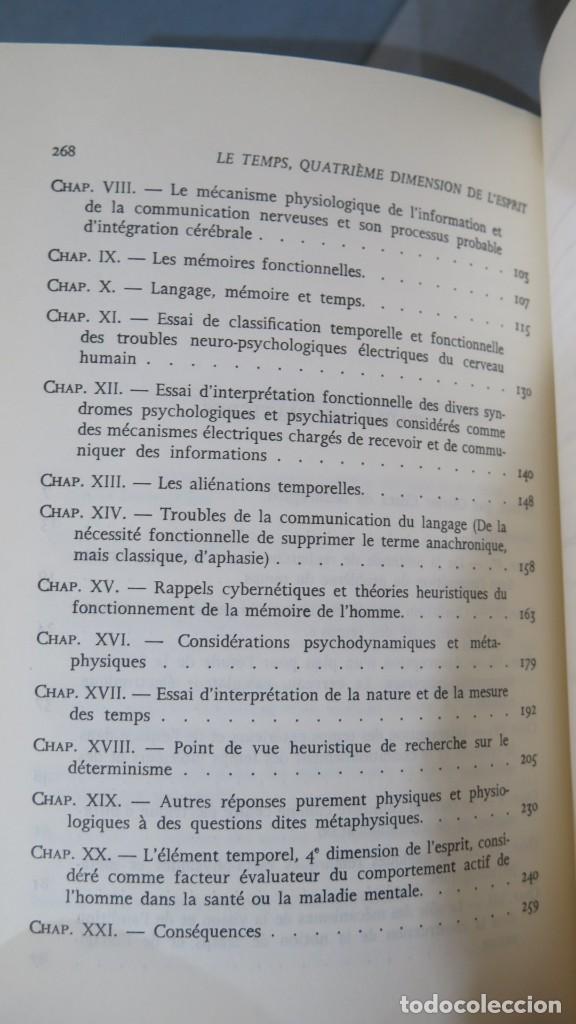 Libros de segunda mano: LE TEMPS, QUATRI&Eacute;ME DIMENSION DE L&acute;ESPRIT. WALLIS - Foto 3