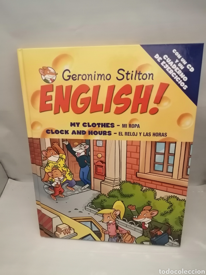 Second hand books: GERONIMO STILTON ENGLISH: My Clothes. Mi Ropa / Clock and Hours. El Reloj y las Horas. INCLUYE CD