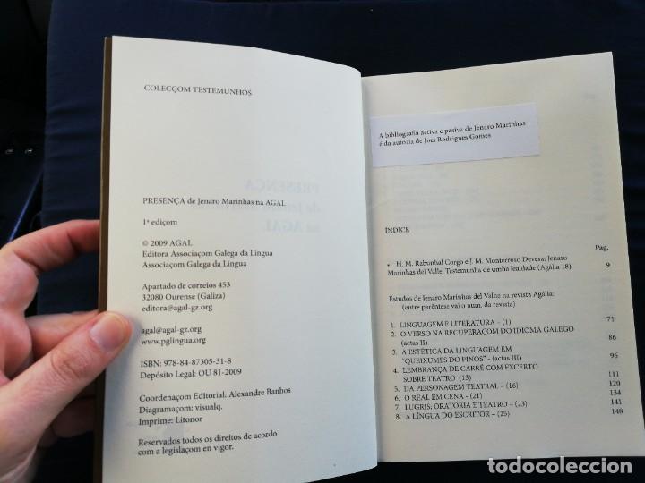 Libros de segunda mano: Presen&ccedil;a de Jenaro Marinhas na AGAL. 1&ordf; Edi&ccedil;om - Foto 3