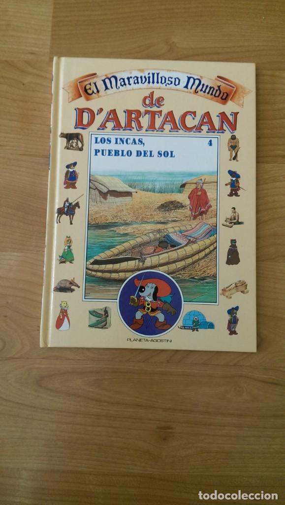 Libri di seconda mano: LOTE 2 LIBOS &laquo;EL MARAVILLOSO MUNDO DE D'ARTACAN&raquo;: LOS INCAS + LOS BOSQUIMANOS
