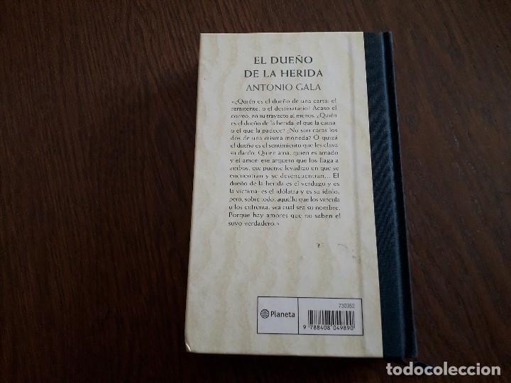Libros de segunda mano: libro usado, el due&ntilde;o de la herida, Antonio Gala. Booket - Foto 3