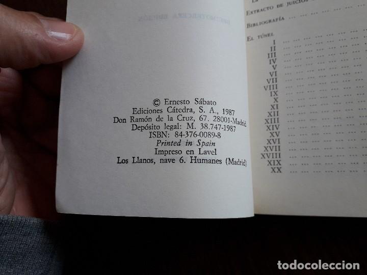 Libros de segunda mano: libro usado, el t&uacute;nel, Ernesto S&aacute;bato. Catedra. - Foto 2