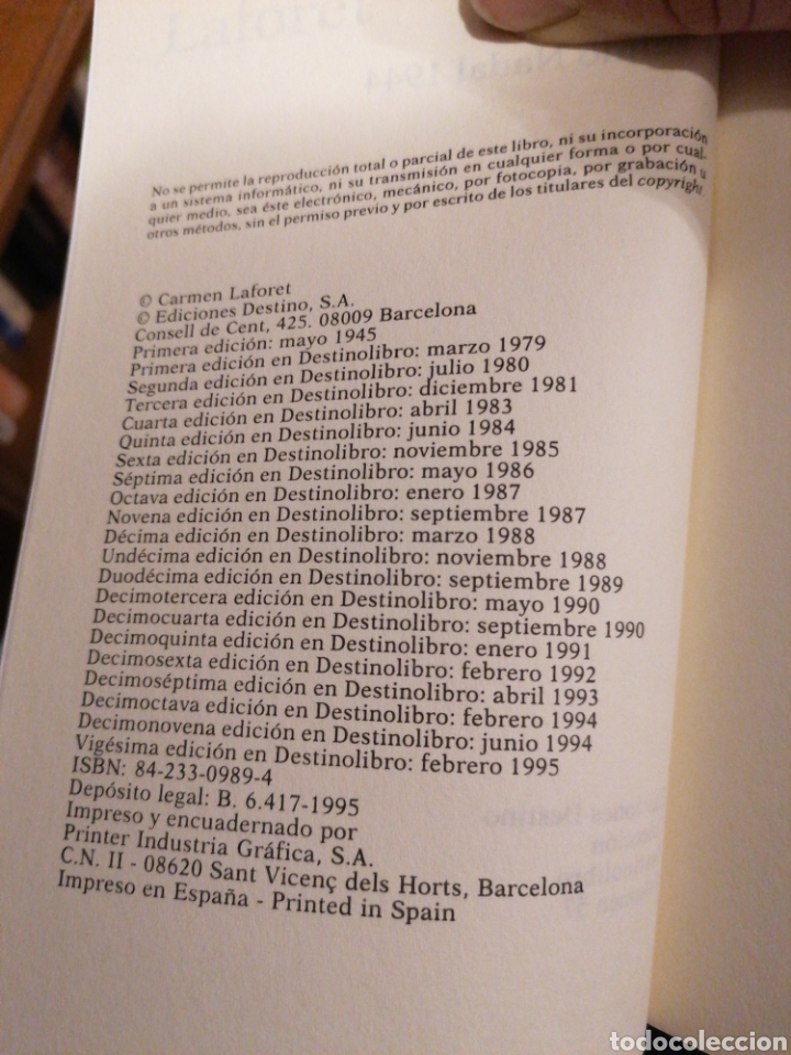 Libros de segunda mano: Carmen Laforet. Nada - Foto 2